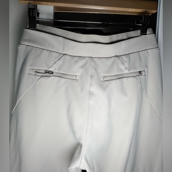 Athleta Pants Womens Beige Venice Pintuck Tapered Commute Travel Office Sz XS - Picture 4 of 10